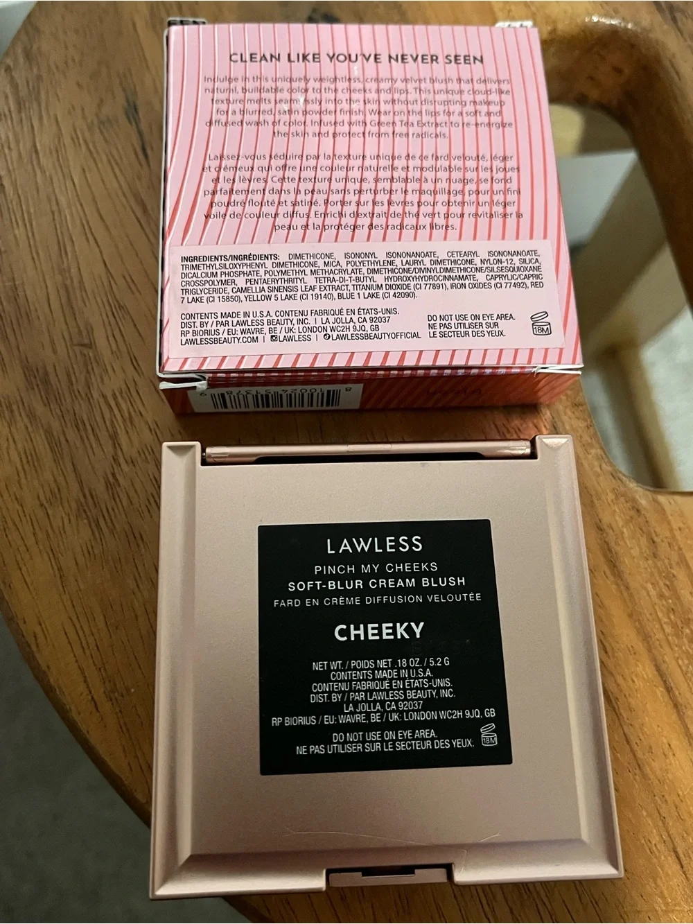 LAWLESS Pink Cream Blush - Cheeky